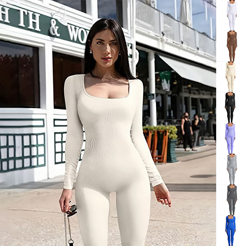 Velora Ocean Yoga Sports Fitness Jumpsuit