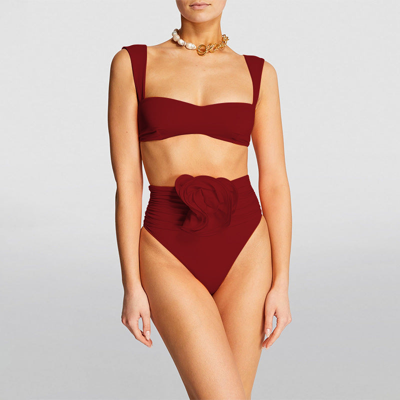 Velora High Waist Rose 3D