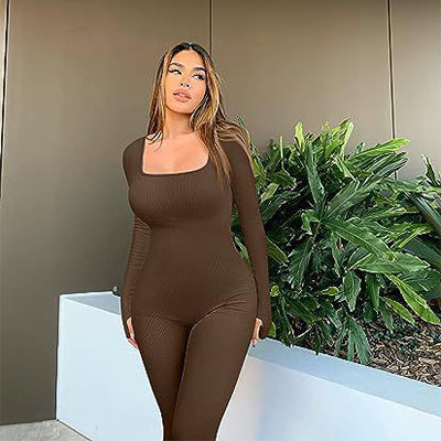 Velora Ocean Yoga Sports Fitness Jumpsuit