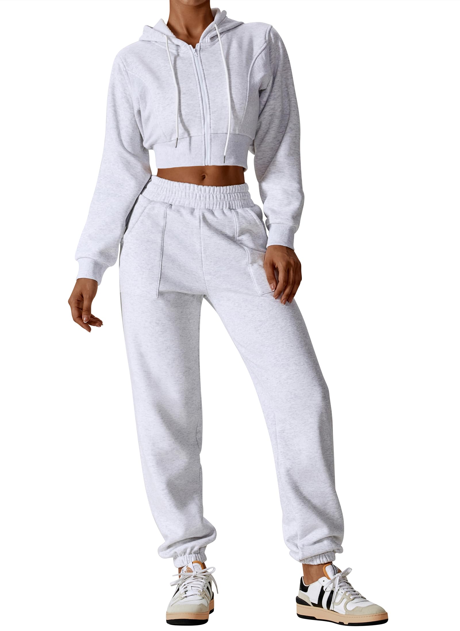 Velora Essential Tracksuit – Grey