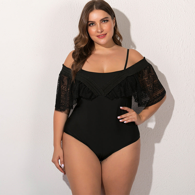 Velora Plus Size Black Swimsuit