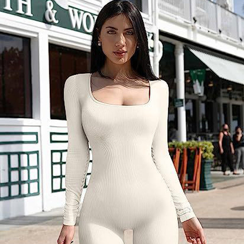 Velora Ocean Yoga Sports Fitness Jumpsuit